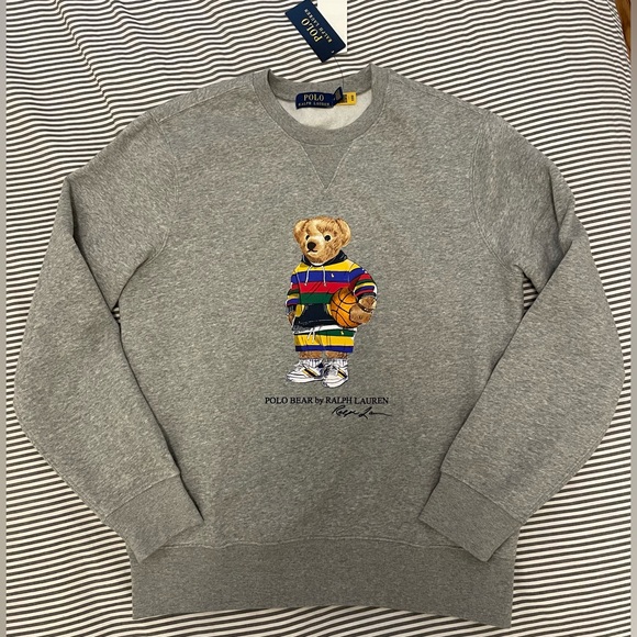 BRAND NEW Polo Ralph Lauren Polo Bear Fleece Crewneck Sweatshirt - Picture 7 of 7